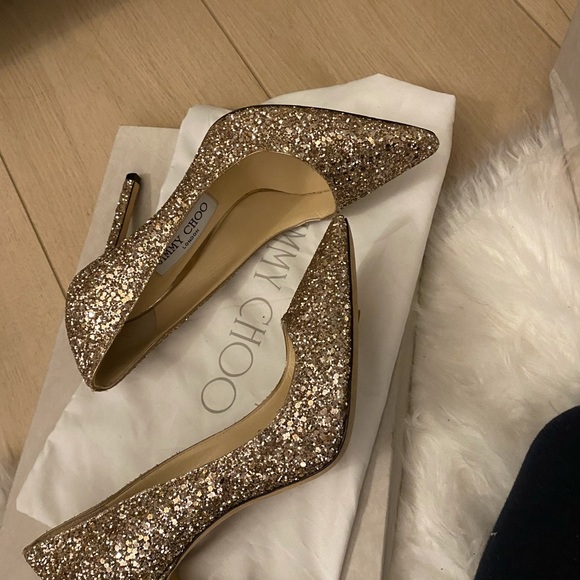 GLITTER JIMMY CHOO SHOES - Picture 4 of 5